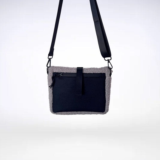 Roll Top Crossbody bag Fleece