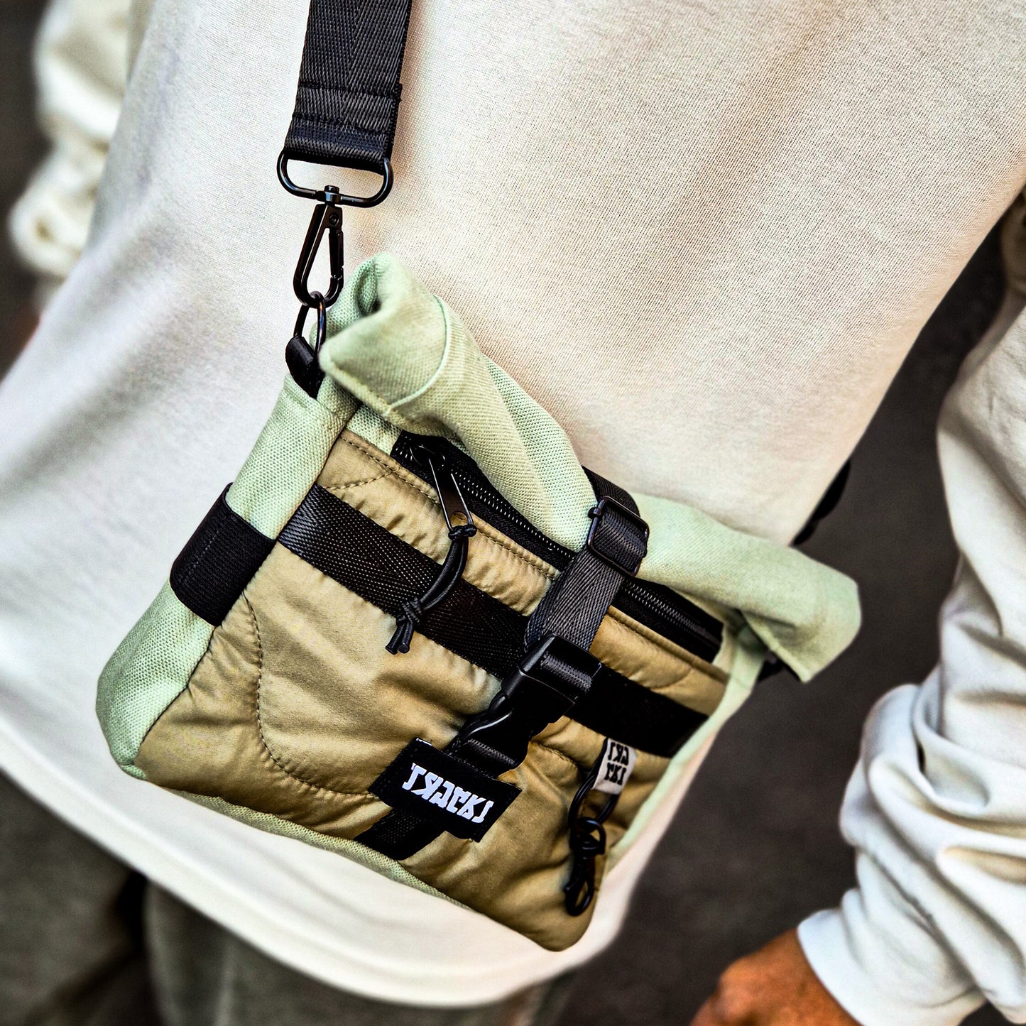 Roll Top Crossbody bag - Size S