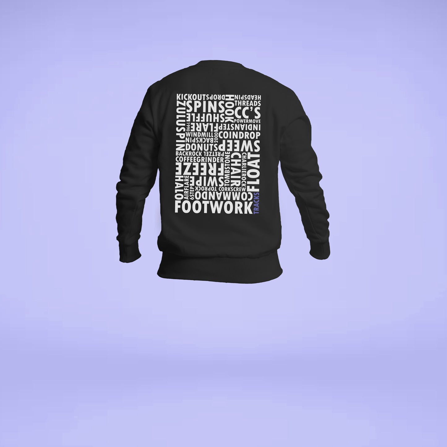 Crewneck Vocabulary Kid / Black / Navy / White