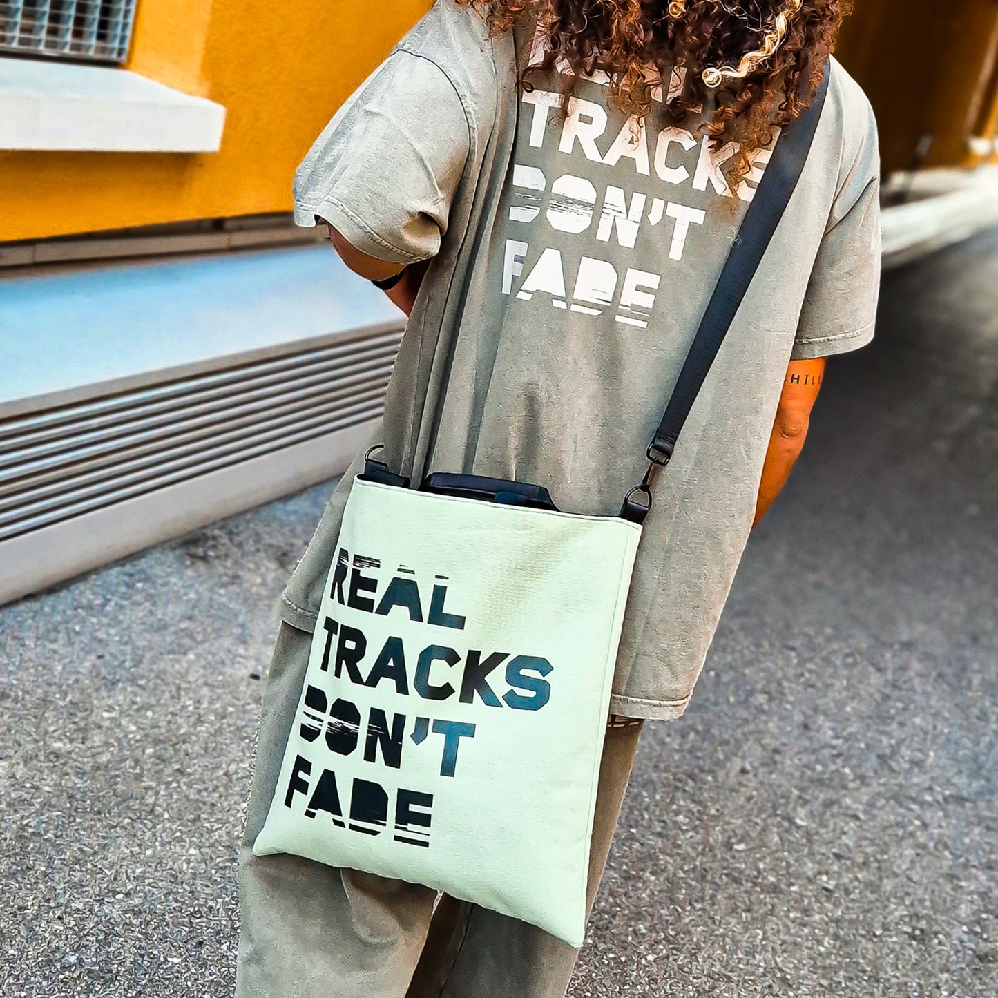 Crossbody&Hand Bag Real Tracks Don't Fade