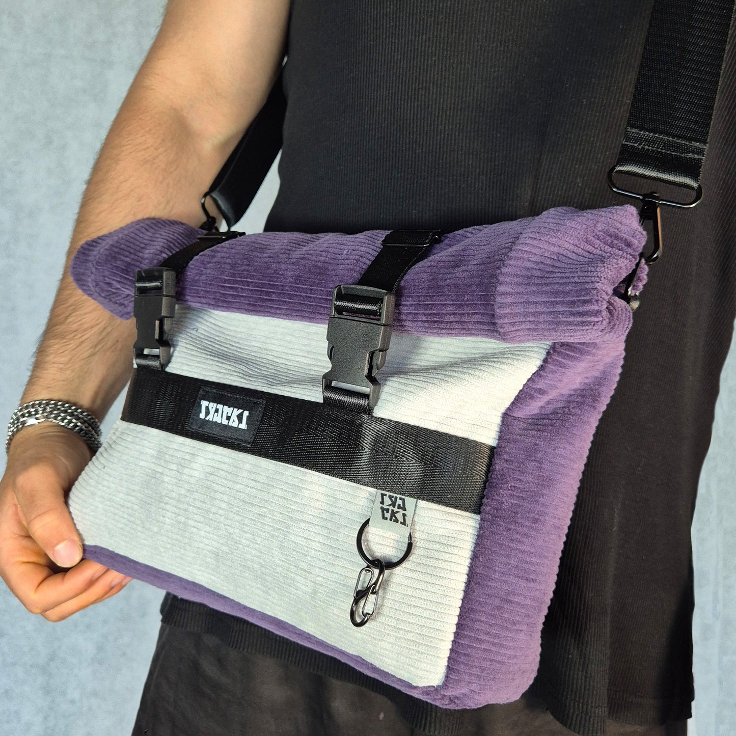Roll Top Crossbody bag