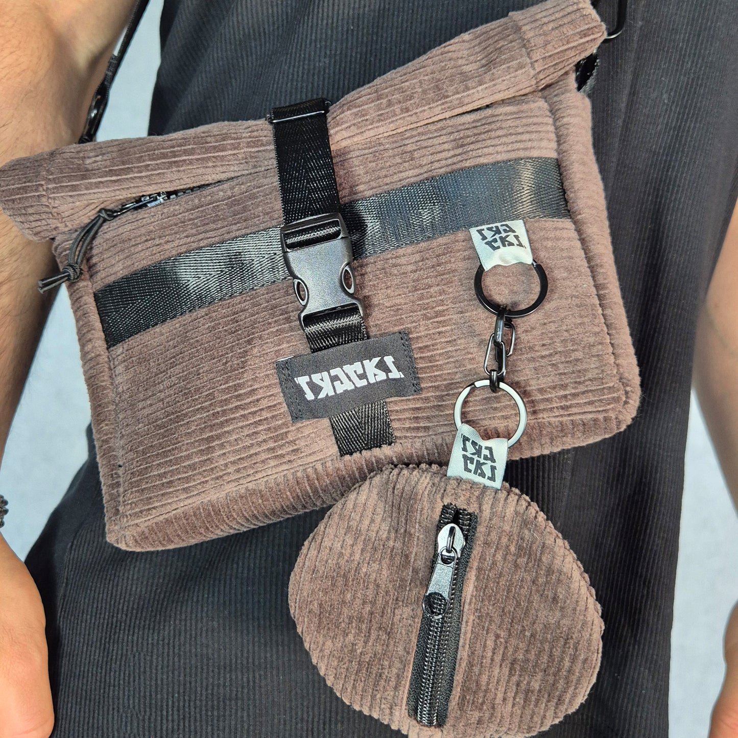 Roll Top Crossbody bag Small