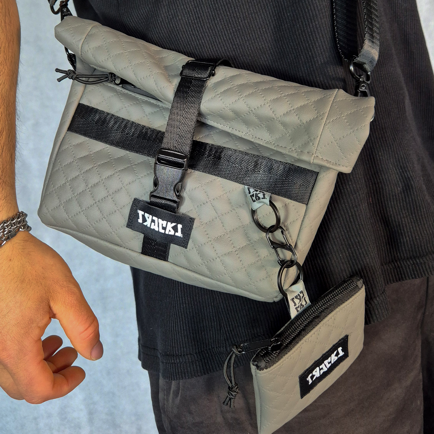 Roll Top Crossbody bag Small