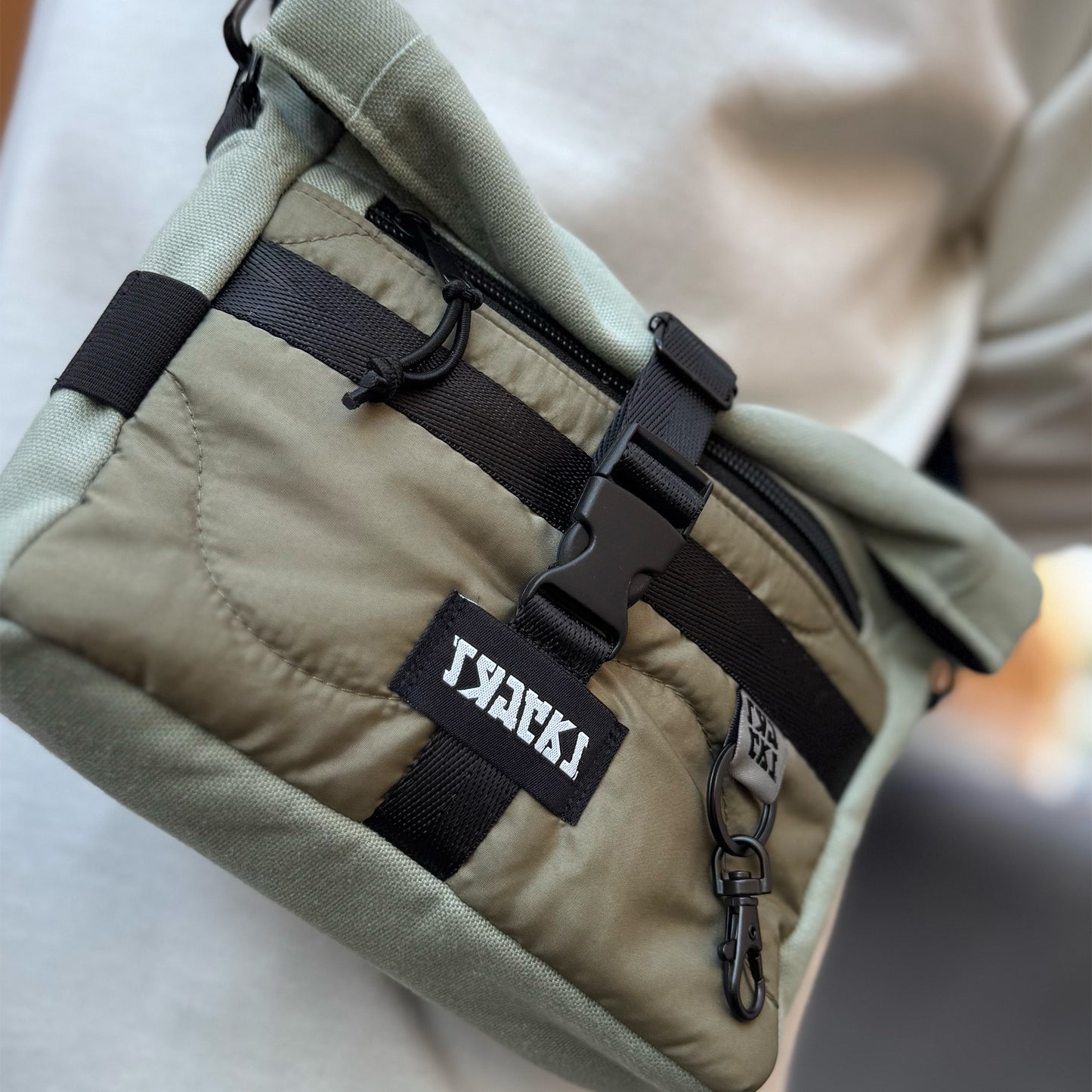 Roll Top Crossbody bag - Size S