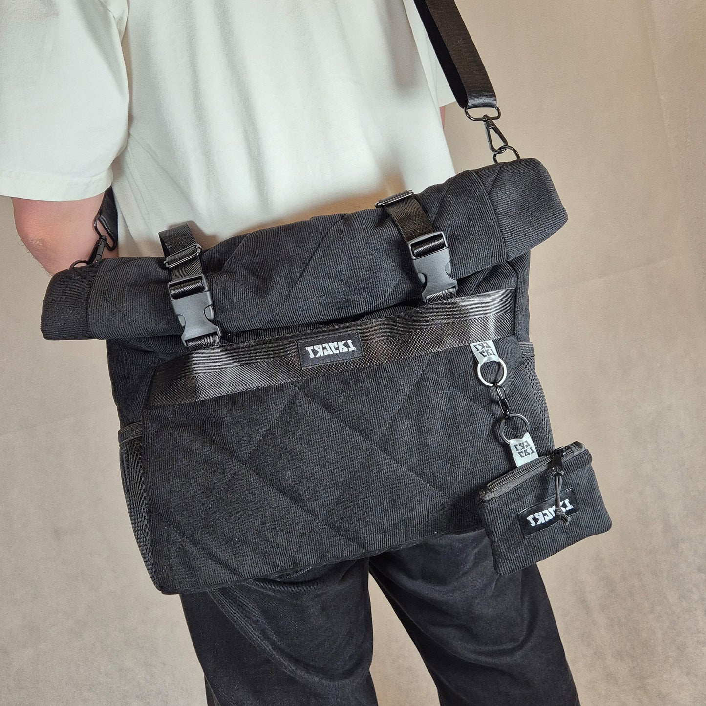 Roll Top Crossbody bag XL