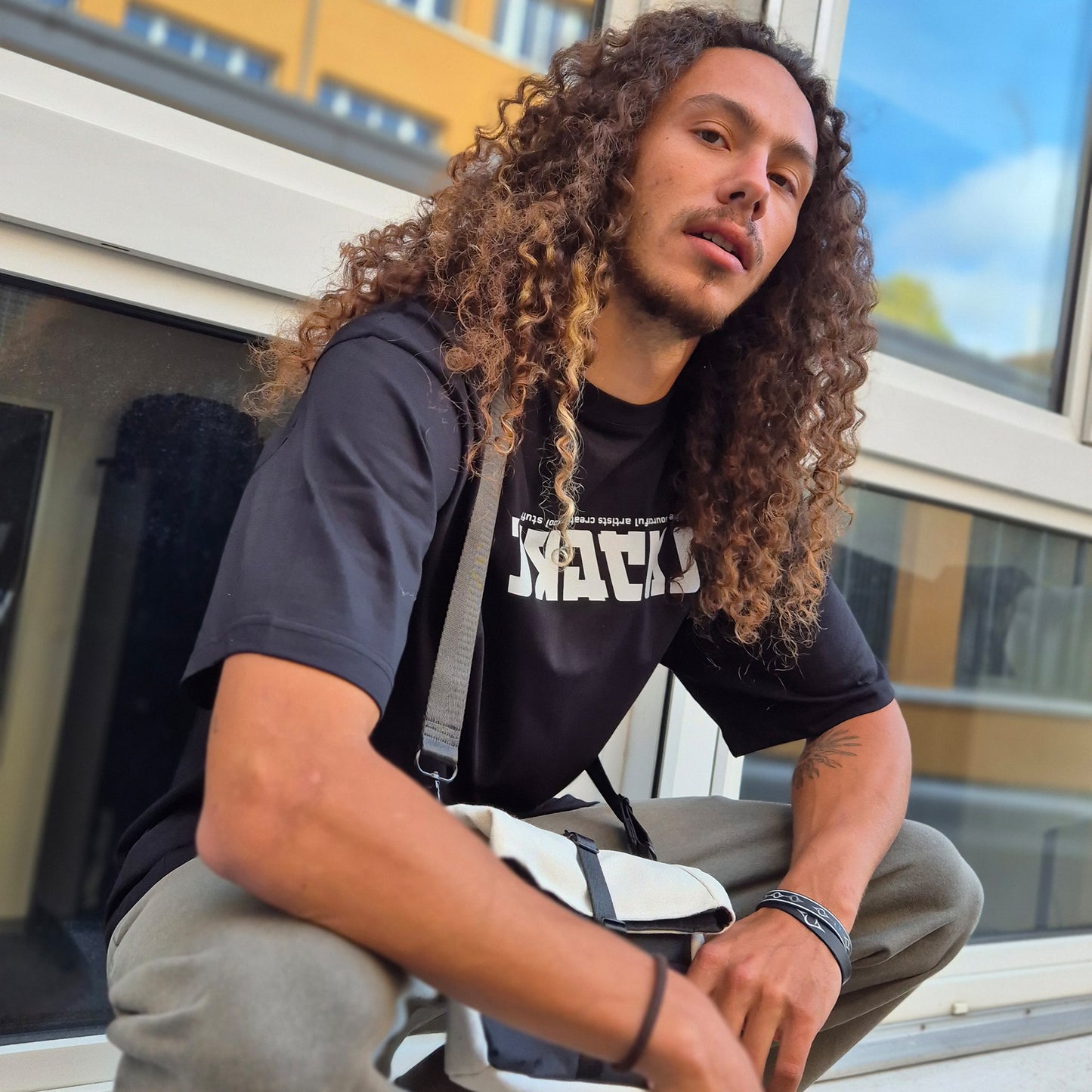 Roll Top Crossbody bag - Size S