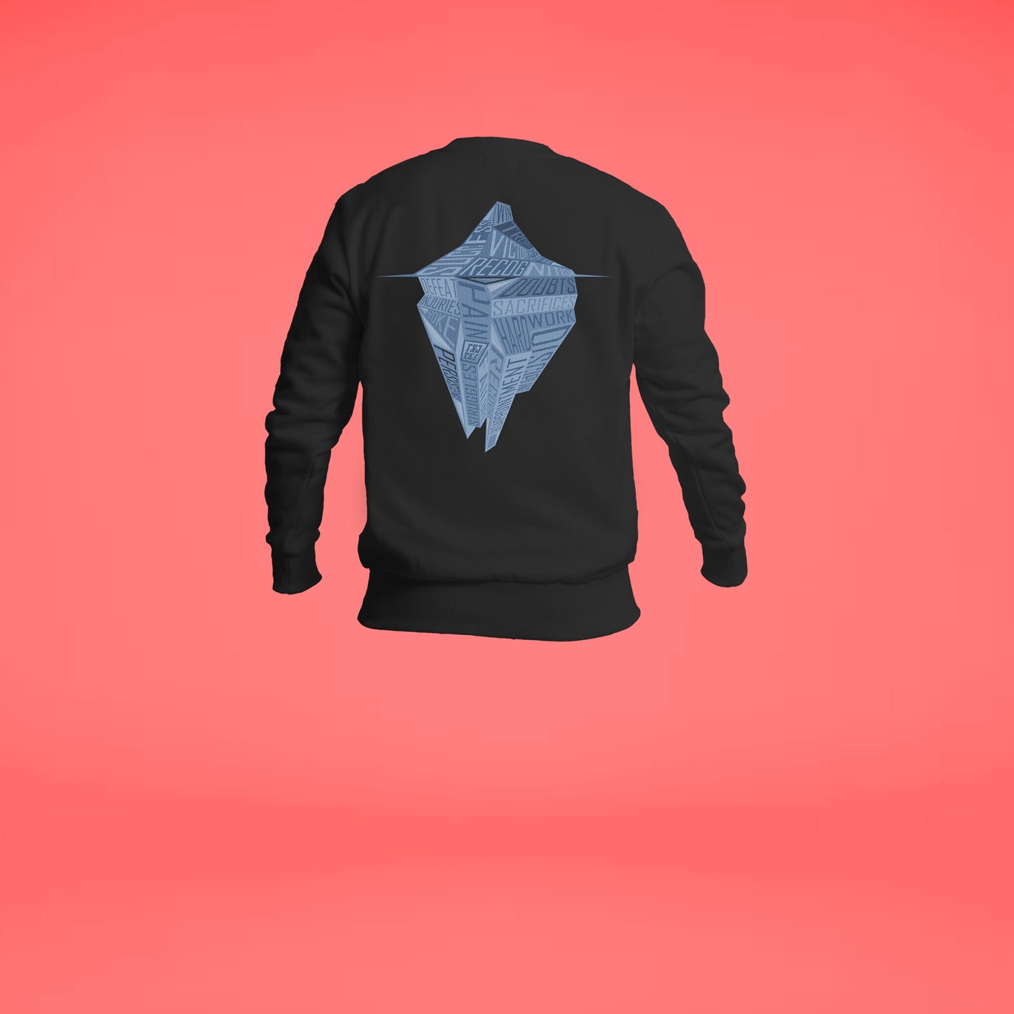 Crewneck Iceberg Breaking Theory Kid / Black / Navy